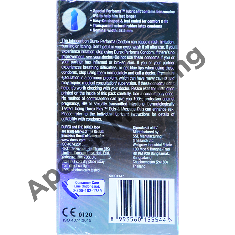 Apotik_Maxi Kondom Durex Performa - Isi 6