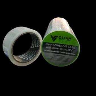 Lakban Bening / Isolasi Bening / OPP 2 Inch × 50 Yard Voltan