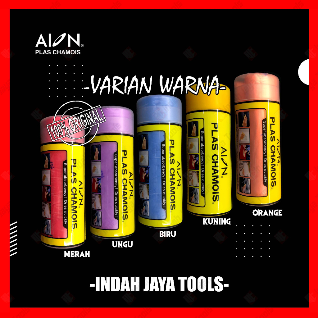 AION JAPAN Lap Kanebo Besar PVA Plas Chamois Mobil Motor Canebo