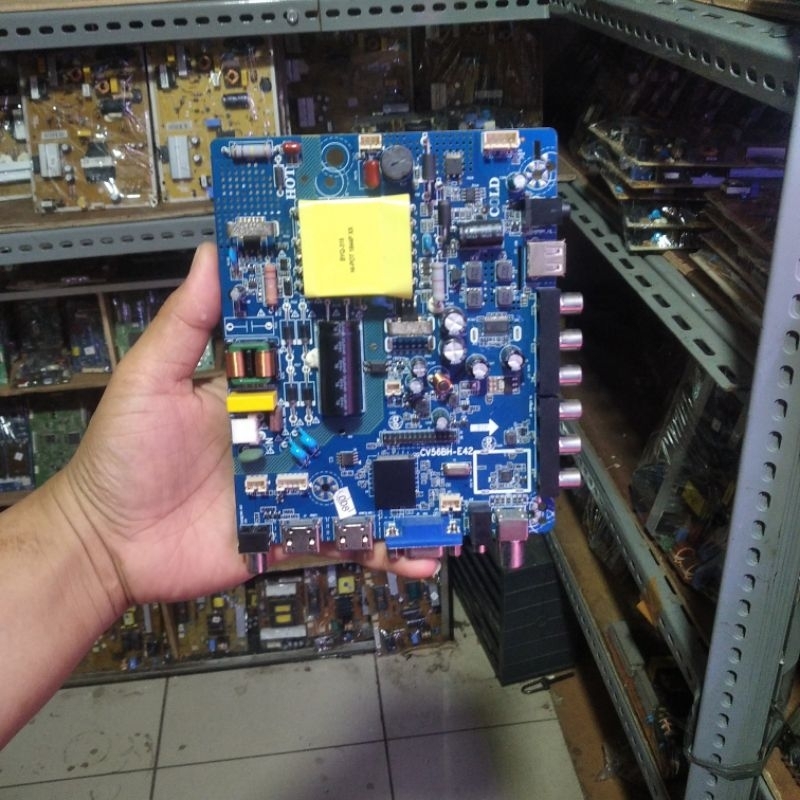 POLYTRON PLD32T1500S MAINBOARD - MESIN TV - MOTHERBOARD - MB POLYTRON PLD 32T1500S