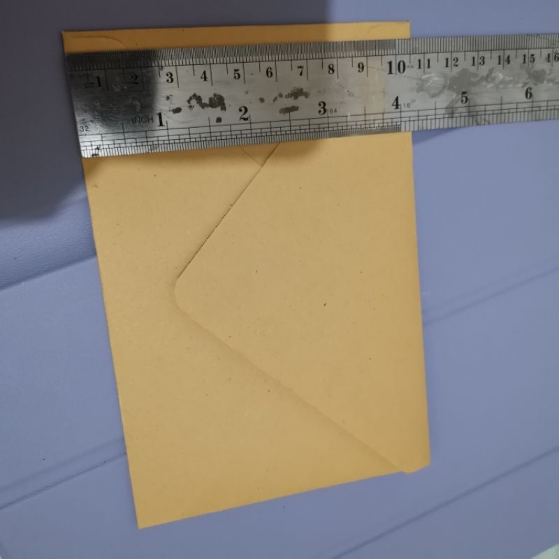 

Amplop 15.5cm x 10.5cm masuk foto 4R