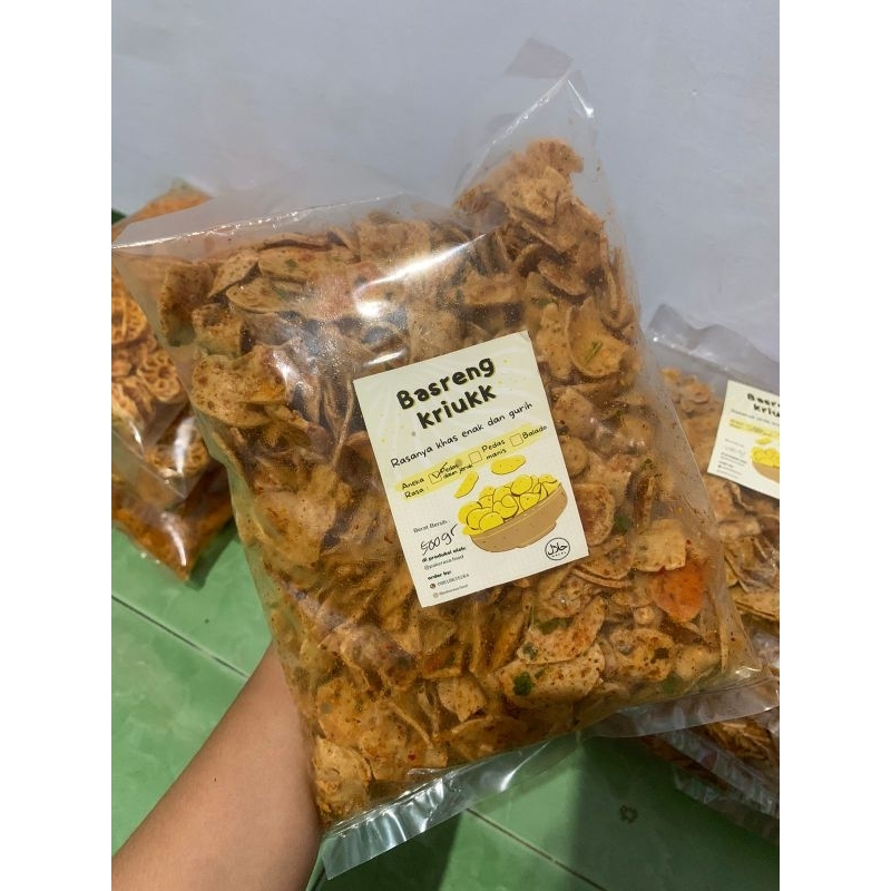 

Basreng daun jeruk 500gr - 1 kg