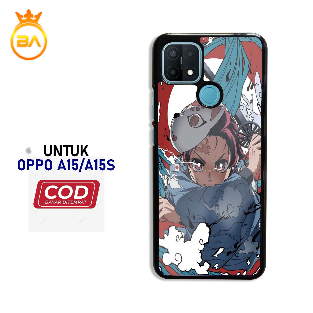 Case Oppo a15/a15s Terbaru - Hardcase Glossy kaca [Motif-05] case handphone-pelindung handphone-kesi