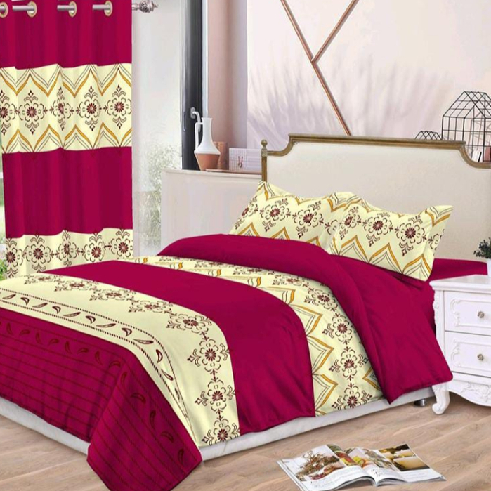 SPREI DISPERS 180X200 TULIP MERAH