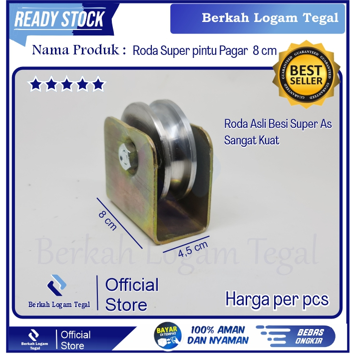Roda Pagar super 8 cm roda pagar roda gerbang berkualitas