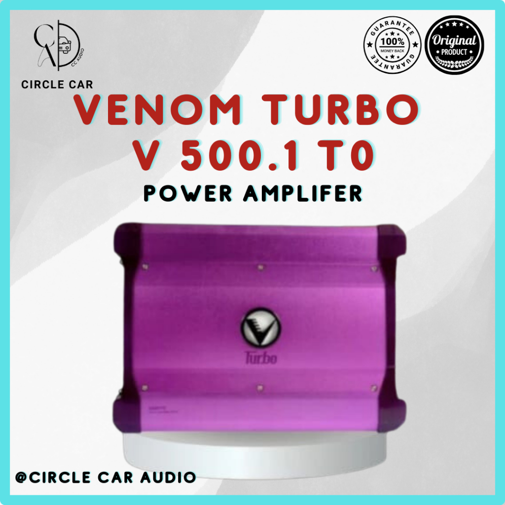 POWER AMPLIFIER VENOM TURBO V 500.1 TO