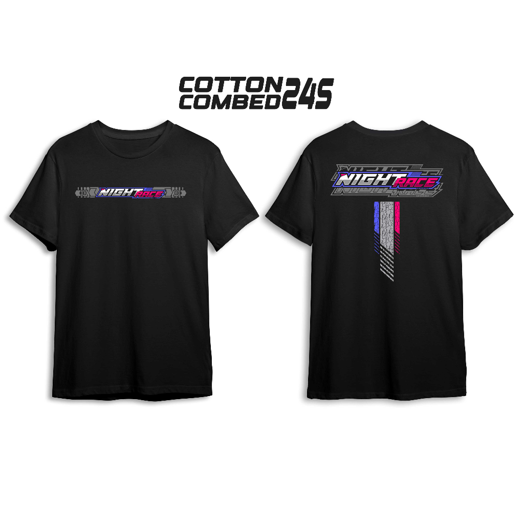 KAOS RACING NIGHT RACE BIG SIZE JUMBO BAJU MOTOR BALAP DRAG