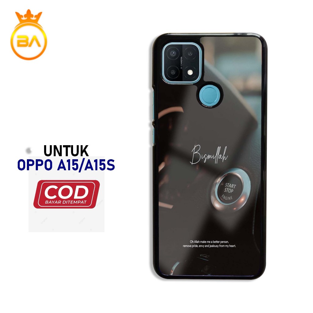 Case Oppo a15/a15s Terbaru - Hardcase Glossy kaca [Motif-035] case handphone-pelindung handphone-kes