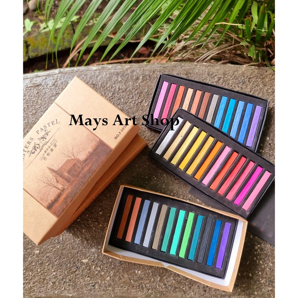 

Maries Master Soft Pastel Set Isi 36 Warna / Marie's Oil Pastel Mewarnai / Hair Chalk Kapur