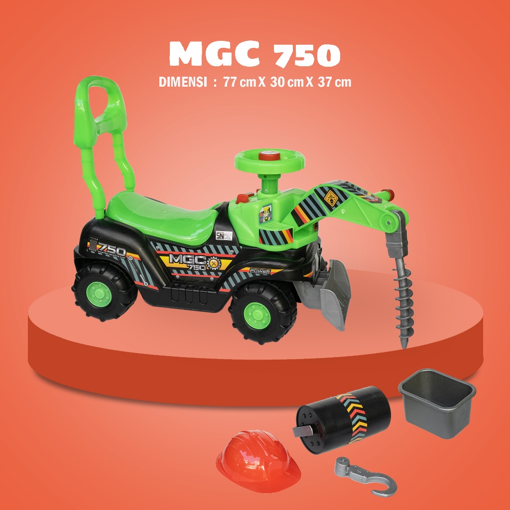 Mainan Anak | Mainan Mobil Tunggang Anak| MGC 750 / KEREN BANGGET