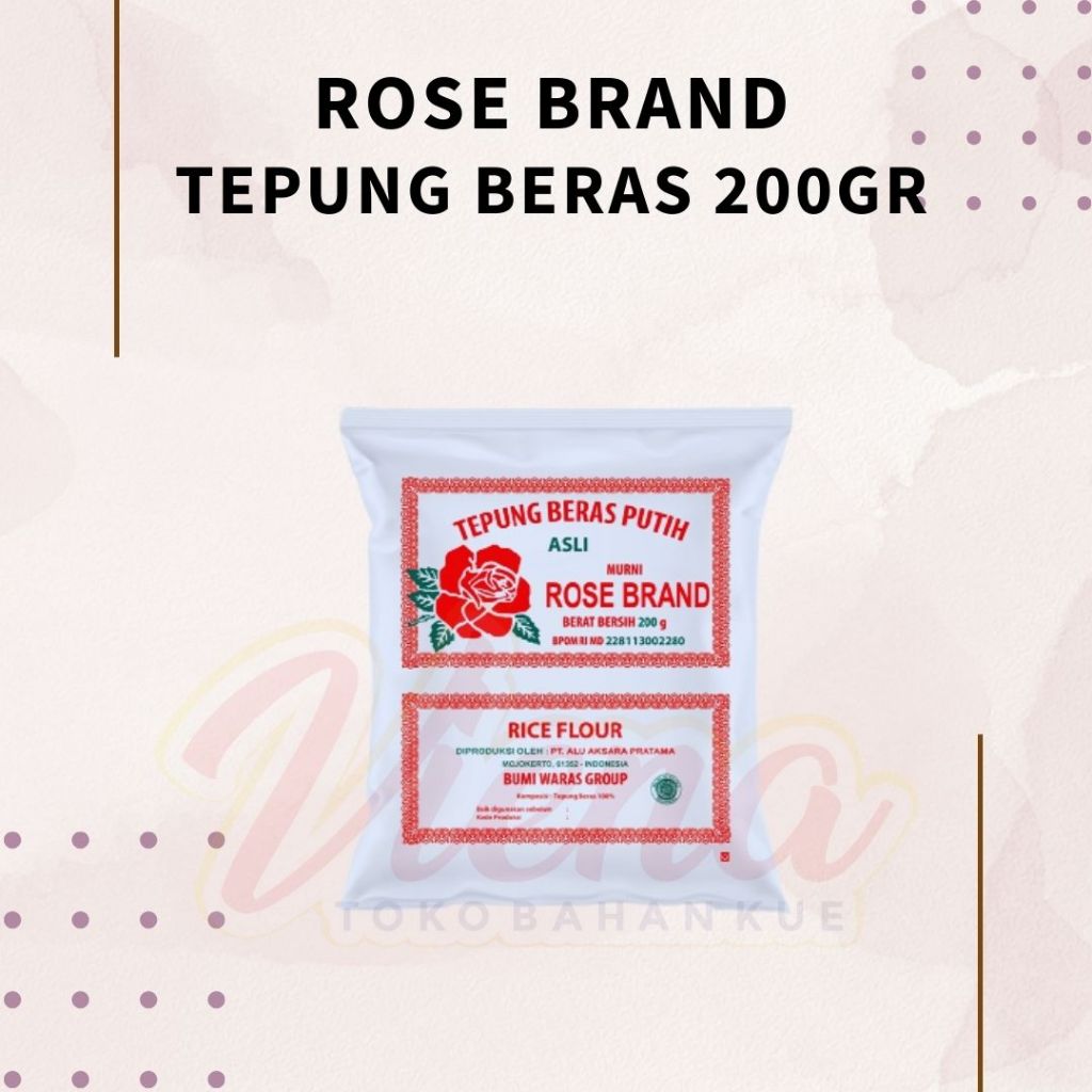 

Rose Brand Tepung Beras 200gr