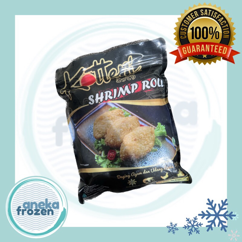 

kotteri shrimp roll 450 gram aneka frozen malang
