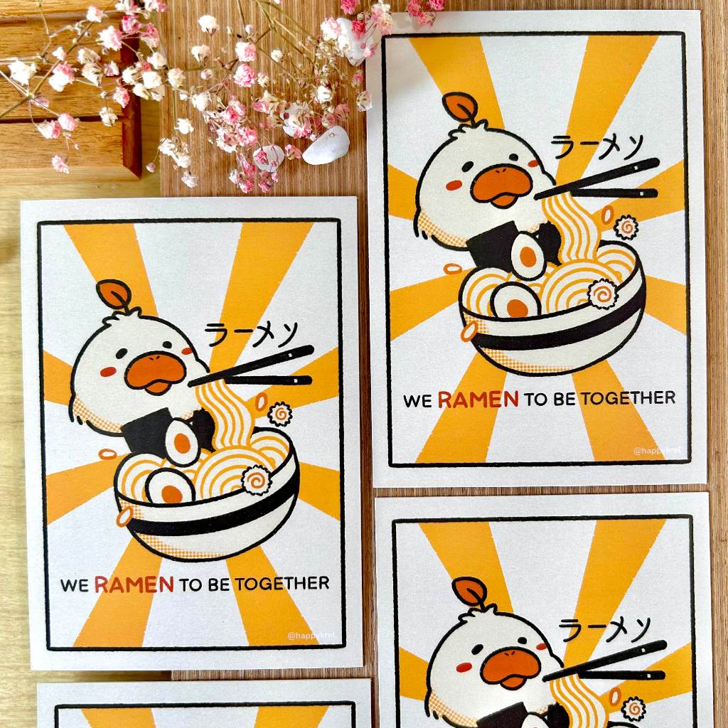 

WE RAMEN - Art Print | Happykrel