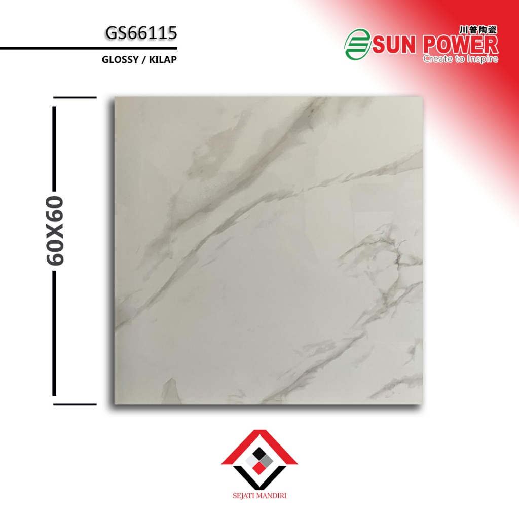 granit 60x60 - motif marmer - sunpower gs66115