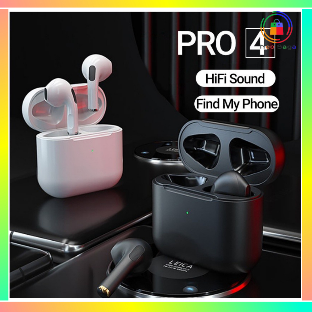 TWS Pro 4 TWS Earphone Headset Bluetooth 5.0 earphones BT HEADSET