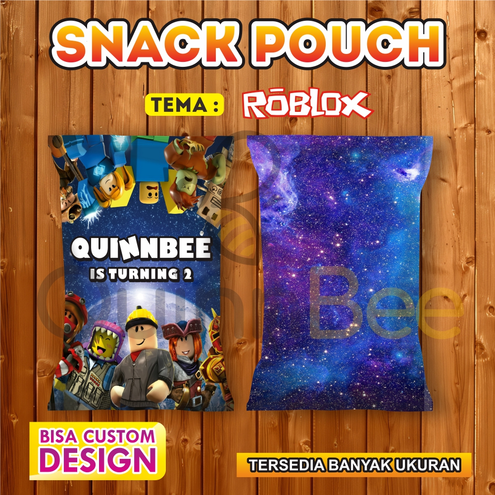 

Snack Pouch Jumbo|Pouch Ultah|Kemasan Snack Ulang Tahun|Birthday Snack Pouch (Gratis Design) - ROBLOX BOY - GALAXY