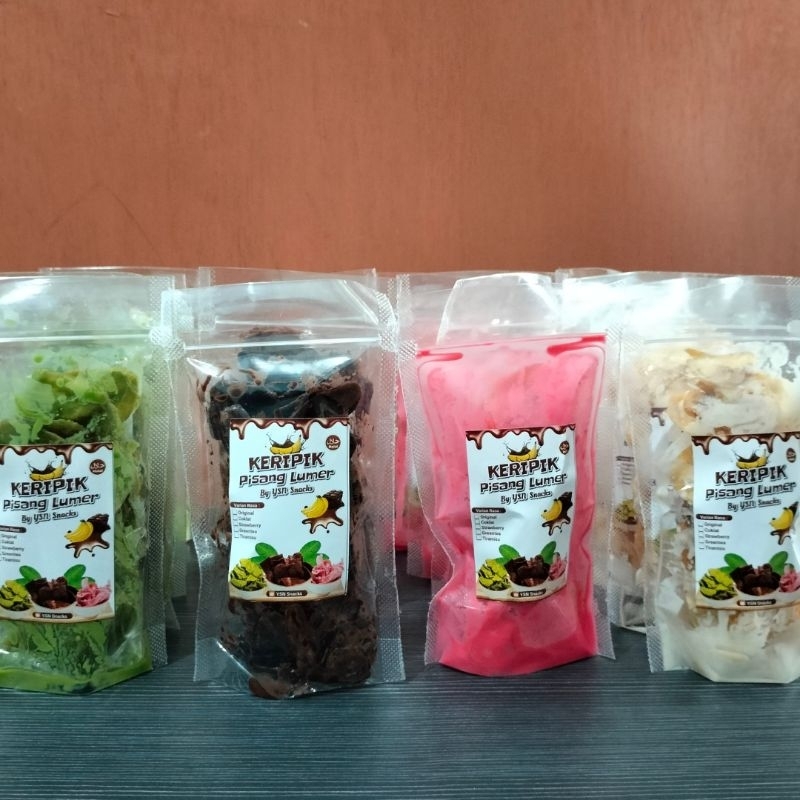 

keripik pisang coklat lumer