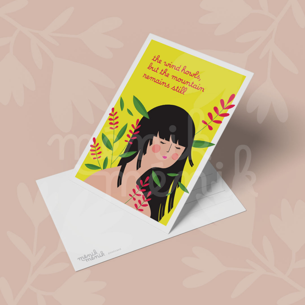 

Menikmenik Art Print Postcard & Poster The Mountain