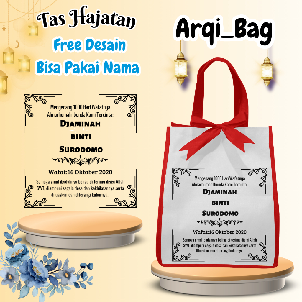 

Paket 50 Tas Tasyakuran Aqiqah 4 7 Bulanan Kelahiran Khitanan Kehamilan Muat Kotak NasiCustom Nama Muat Kotak Nasi