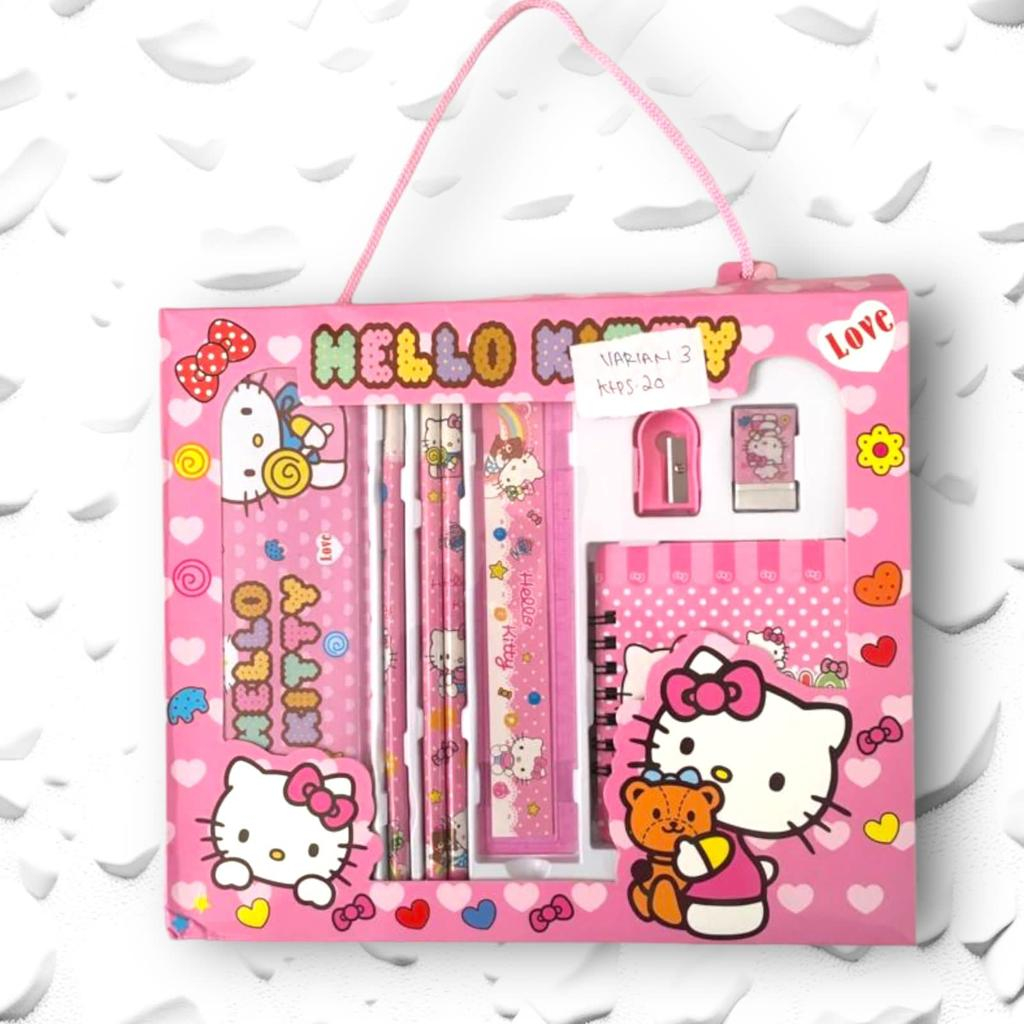 

[JUALSERBAADA18](KTPS.20)KOTAK PENSIL SETT / STUDY SET STATIONERY SET ALAT TULIS SEKOLAH ANAK SET ATK MOTIF