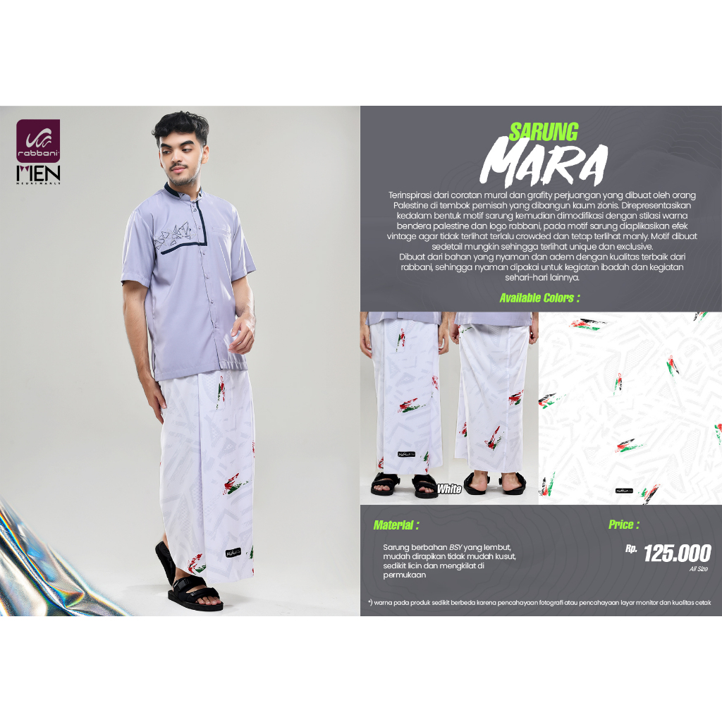 RABBANI-Palestine Style-Sarung Mara SJ3