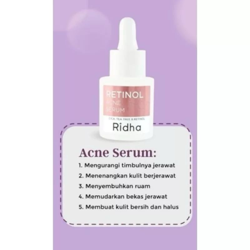 ridha retinol acne serum