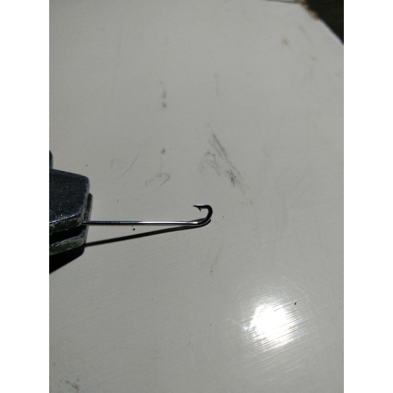 kail urek pancing belut size s tanpa tali bahan baja putih anti karat