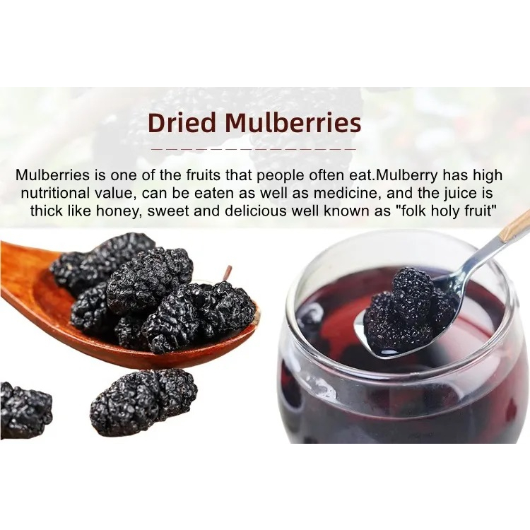 

Dried Black Mulberry Blackberry Mulberry Fruit / Buah Murbei Hitam