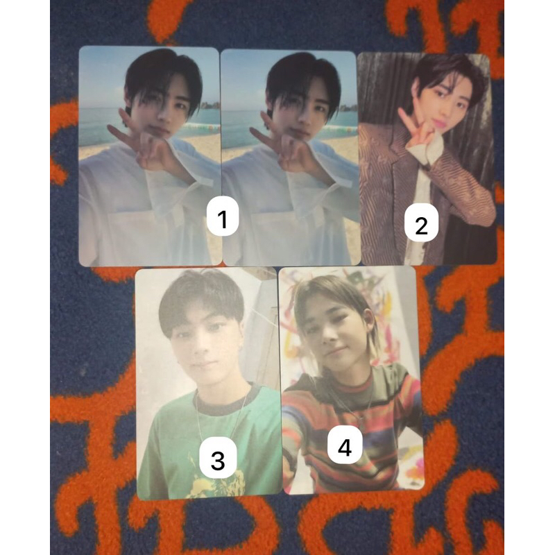 lucky draw photocard enhypen sunghoon jay ni-ki