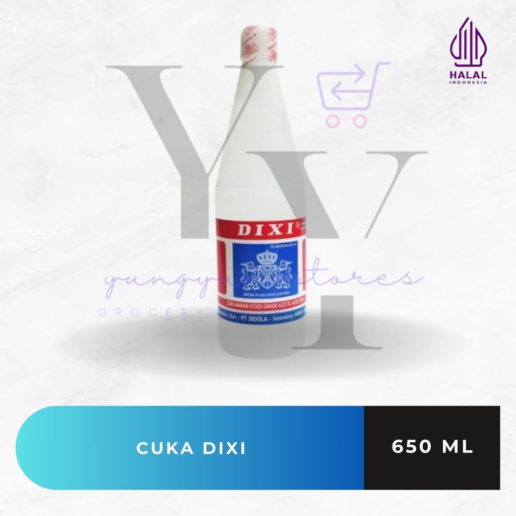 

Cuka Putih Dixi Botol 650 ml