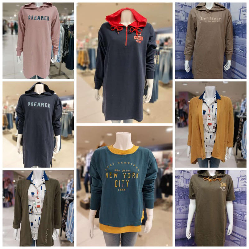 SALE ATASAN AKO JEANS (SWEATER, CARDIGAN, TUNIK HOODIE) - WAJIB TANYA STOK