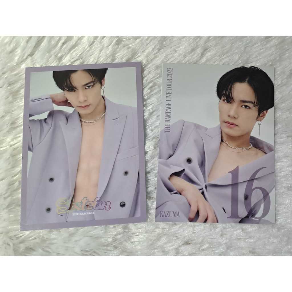 THE RAMPAGE OFFICIAL PHOTOCARD 16BOOSTERZ KAZUMA KAWAMURA