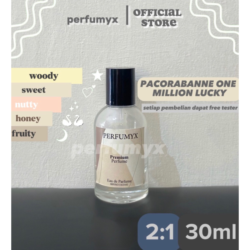 1 MILLION LUCKY PACO BY PERFUMYX - Parfum Pria Isi 30ML,50ML,100ML KUALITAS SUPER PREMIUM