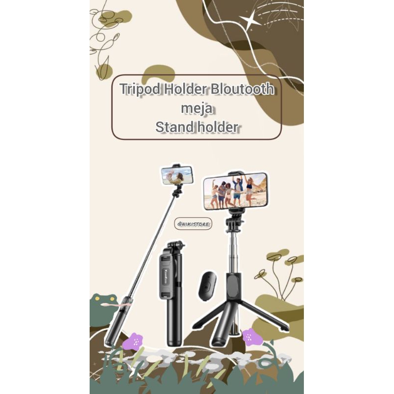Tripod Hp Tripod handphone /Tripod holder kaki /Tripod stand holder Selfie