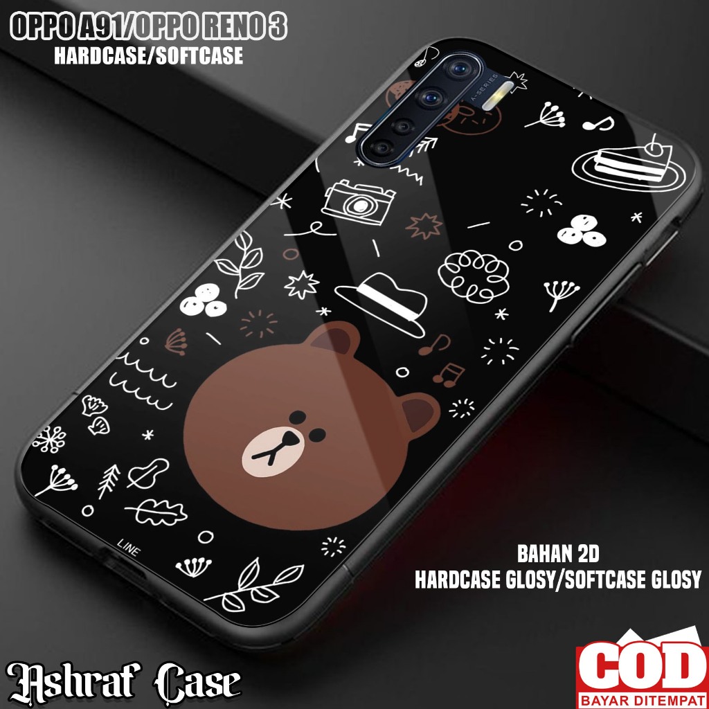 Case Oppo Reno 3 / Oppo A91 - Casing Hp Oppo A91 / Oppo Reno 3 ( LN ) Silikon Hp Oppo Reno 3 - Softc