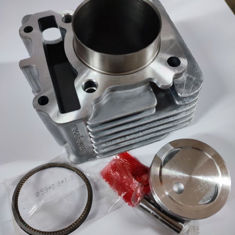 BLOK SEHER BORE UP MIO J 59MM BLOK SEHER RACING MIO BLOK SEHER KOMPLIT MIO J -FINO 115-X RIDE 115-MI