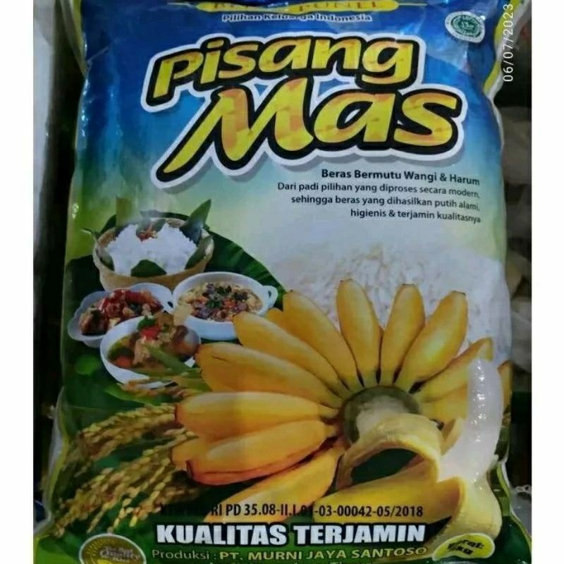 

REPACK BERAS PISANG MAS UKURAN 1 LITER