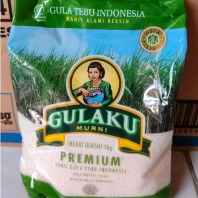 

Gulaku Premium Gula Tebu Gulaku 1kg FREE BURBLE WARP