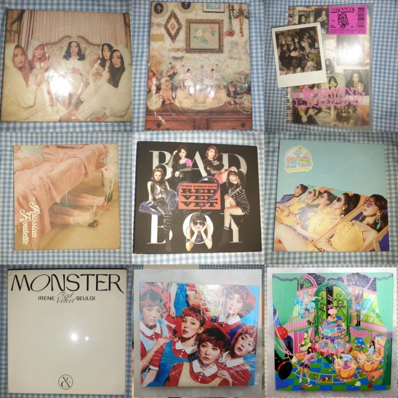 [LAPAK ALBUM] Album Only RV Red Velvet (Birthday RBB really bad boy monster russian roulette summer 