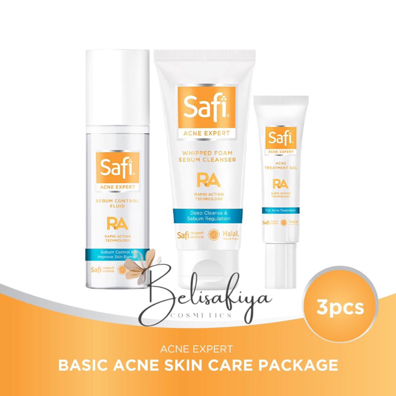 Safi Basic Acne Expert Skin Care Package isi 3
