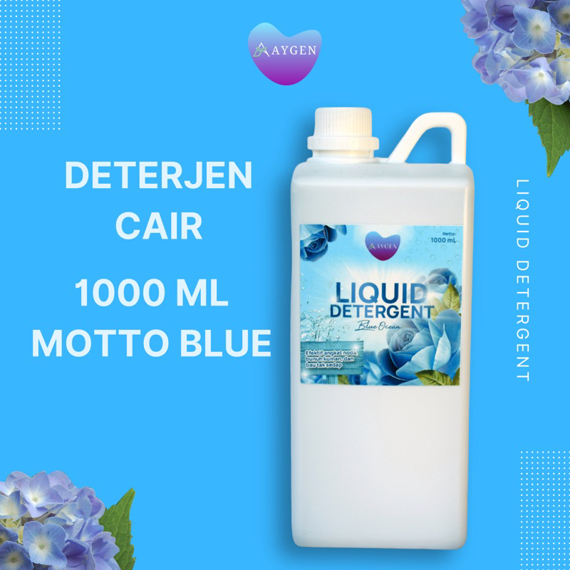 Aygen Liquid Detergent 1000 mL Motto Blue