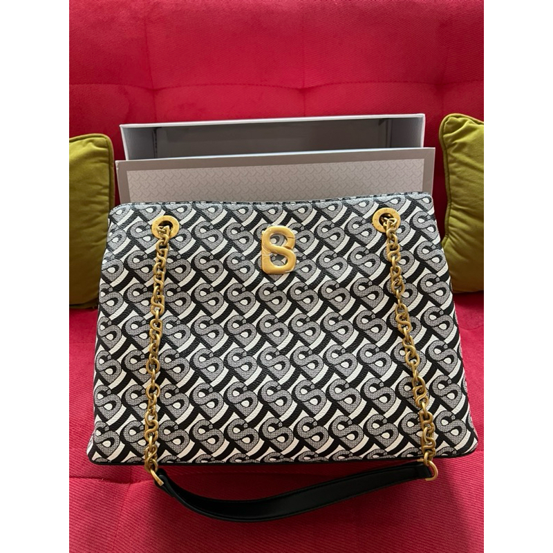 Preloved Buttonscarves bag - Bimu Shoulders Bag Black