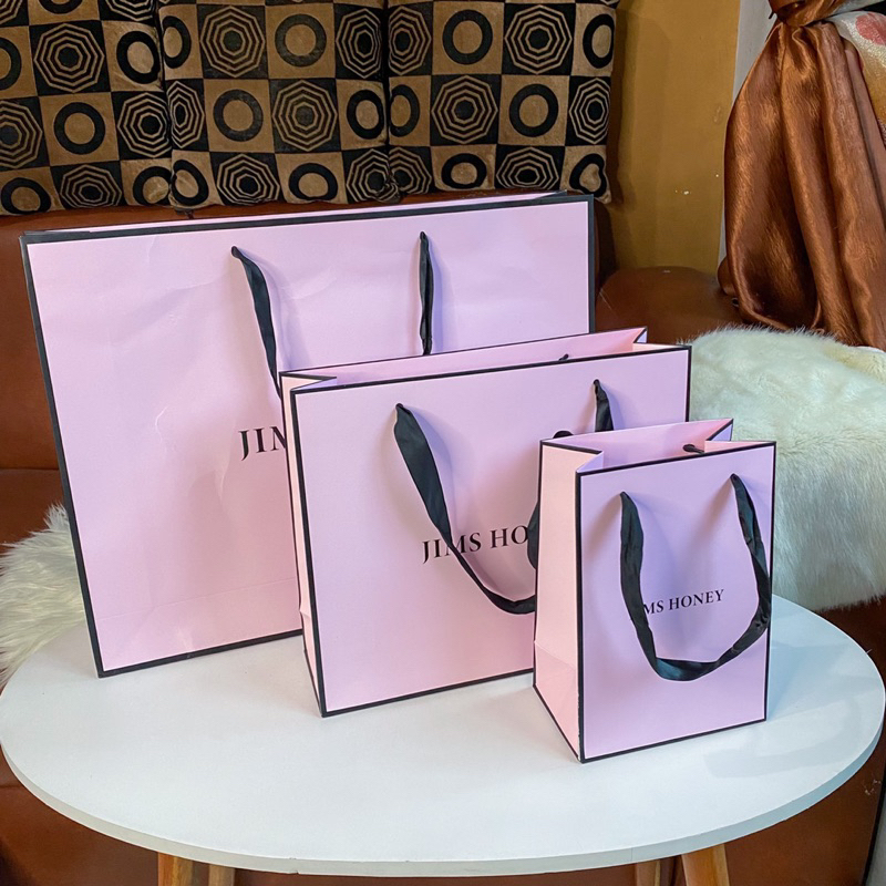 

Paperbag Jims Honey Pink Paper Bag Kado Hampers Tas Cewek