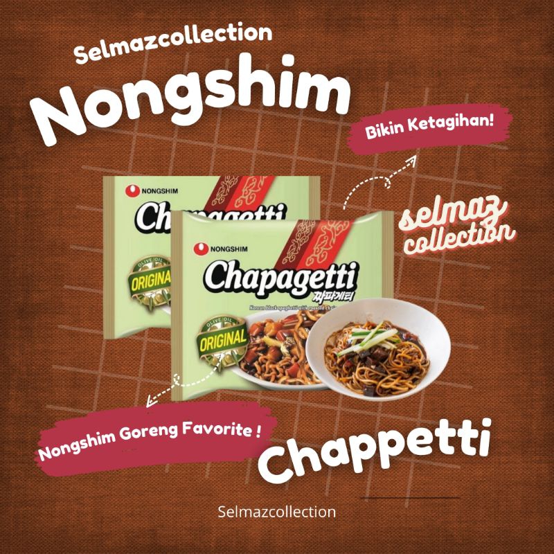 

Nongshim Chapagetti Original 140gr Nongshim Chapagetti Spicy 140 gr Nongshim Mie Instant