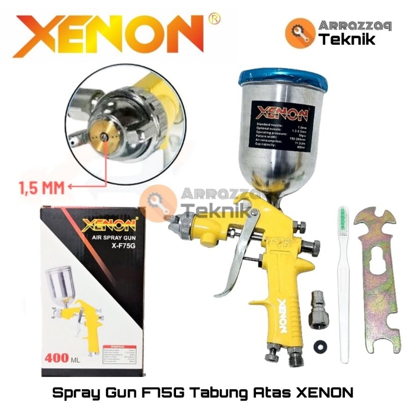 Spray Gun F 75G Tabung Atas XENON F75G Semprot Cat Angin Spoid Dico