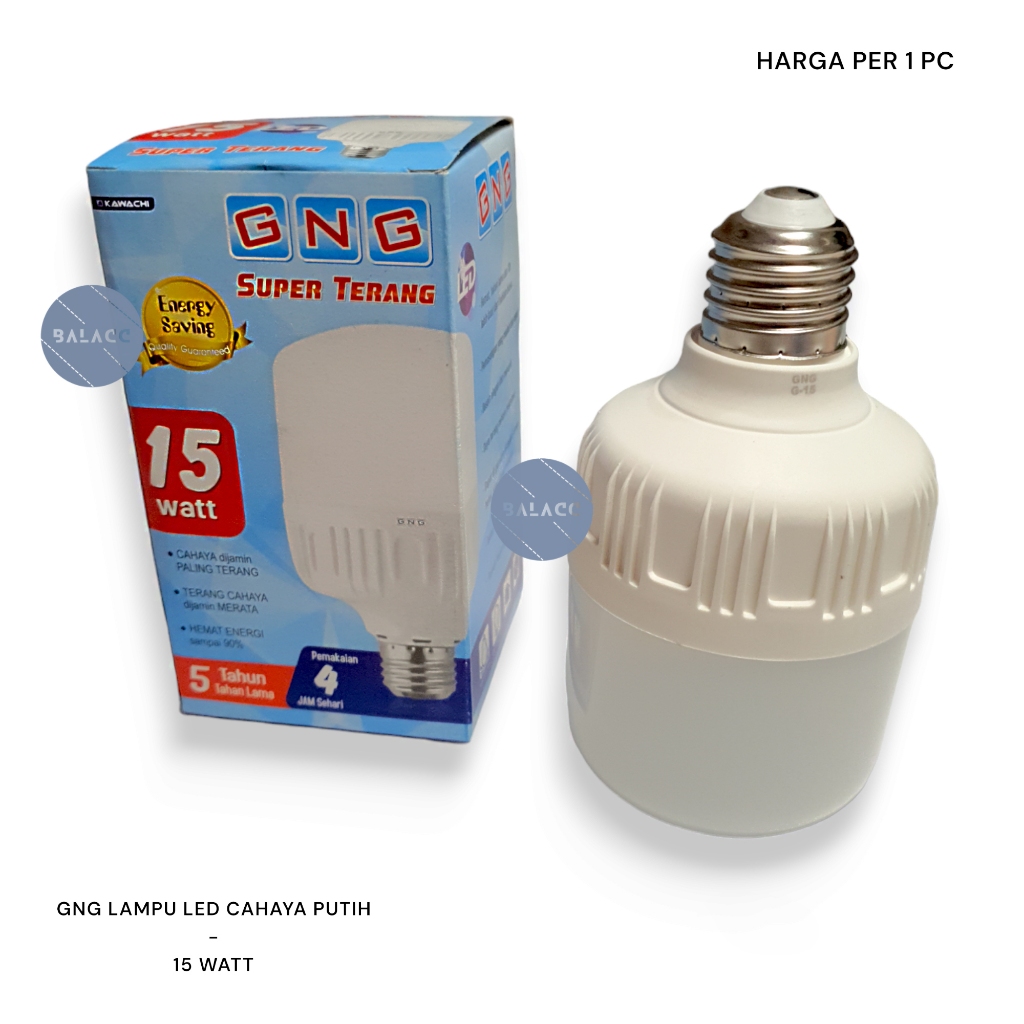 LAMPU LED GNG 15 WATT KAWACHI SUPER TERANG