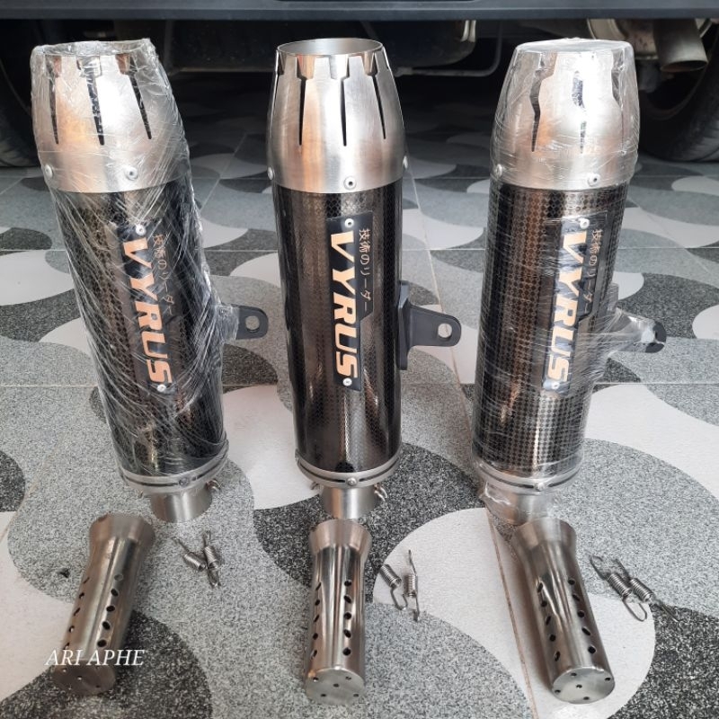 slincer silincer knalpot VYRUS F16 by R9 original