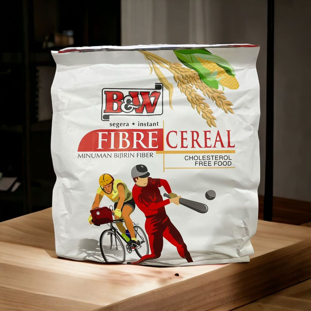 

B&W FIBRE CEREAL Cholesterol FREE 35gram/saset