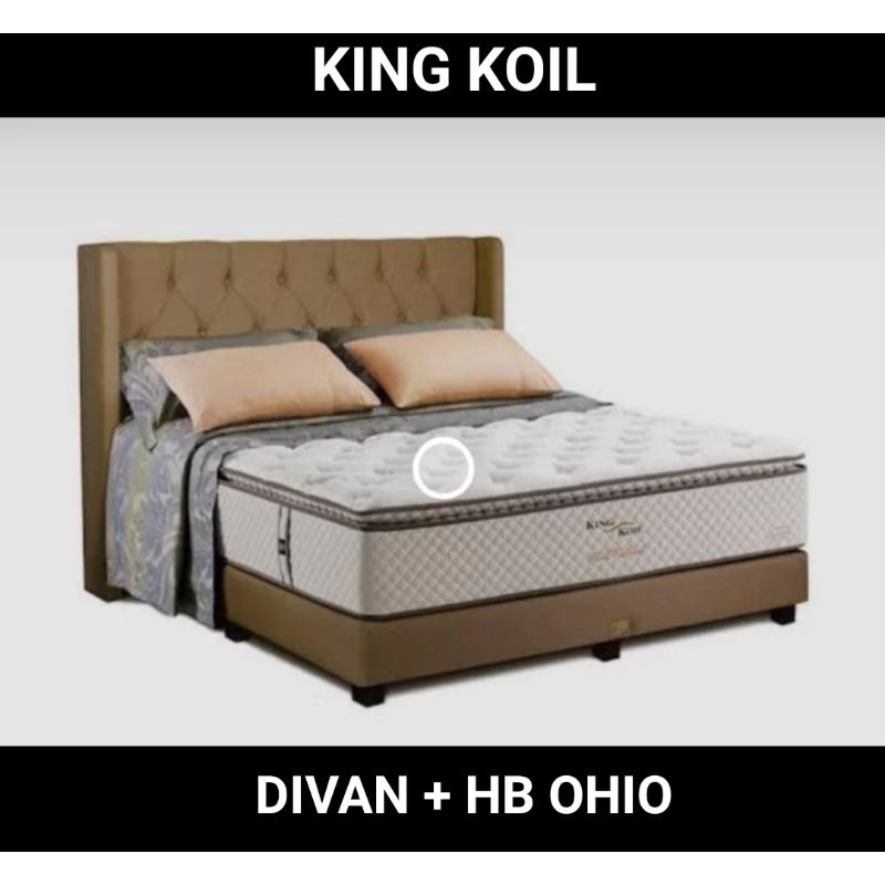 Divan King Koil + HB Ohio 180x200 (TANPA MATRAS/KASUR)