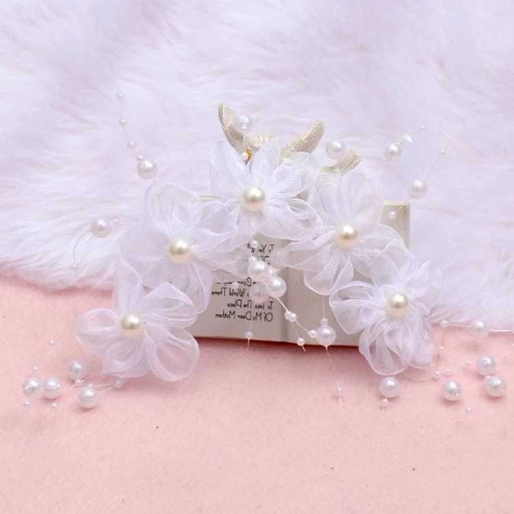 Hiasan Rambut Pengantin Bunga Mutiara